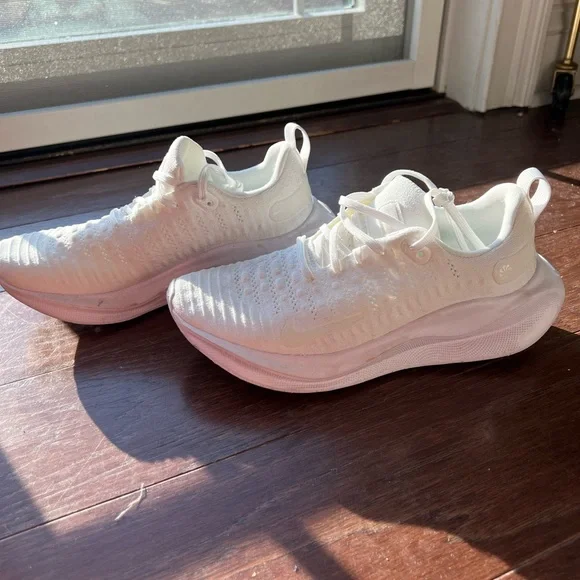 Nike ReactX Infinity Run 4 'Triple White', Size 8.5 - Picture 2 of 7